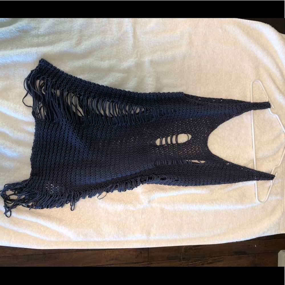 Urban Outfitters Ecote destroyed tank XS/S